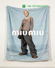 Miumiu Throw Blankets
